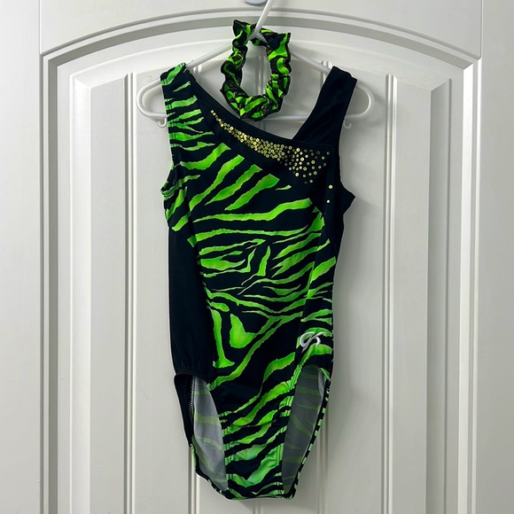GK Child Large Gymnastics Leotard - Picture 1 of 1